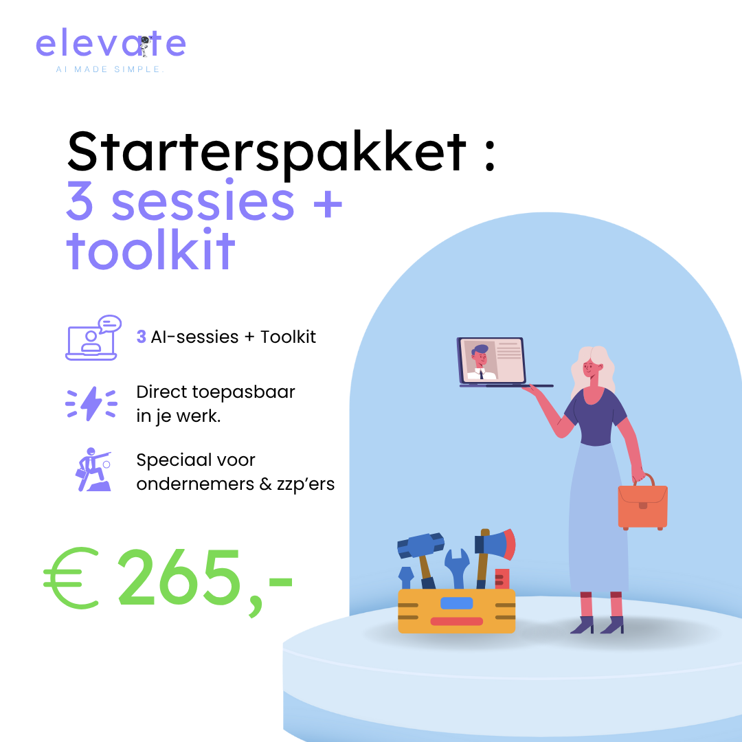 Starterspakket: 3 AI-coachsessies voor ondernemers